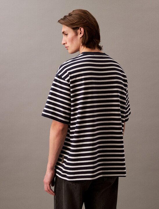 Bold Stripe Heavyweight Cotton Tee