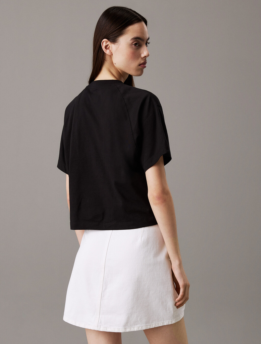 CK Crest Boxy Pocket Tee, Black, hi-res