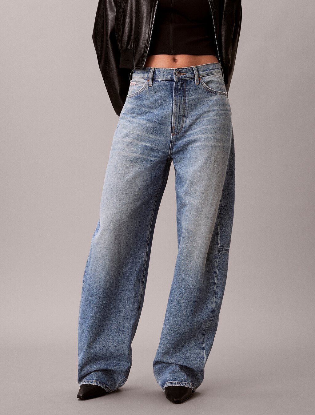 High Rise Barrel Jeans, TINTED GALAXY, hi-res