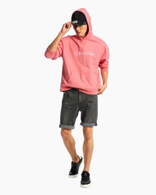 HERO LOGO TERRY HOODIE, RAPTURE ROSE-67, hi-res