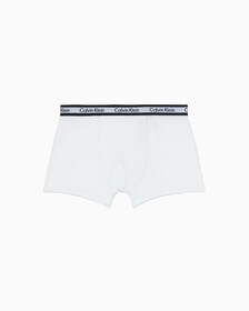 BOYS MODERN COTTON TRUNKS 2 PACK, Pvhwhite/Navyiris, hi-res