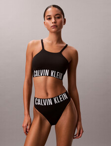 Bralette Bikini Top - Intense Power, Black, hi-res