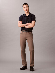 Luxe Slim Polo, Dark Sapphire, hi-res