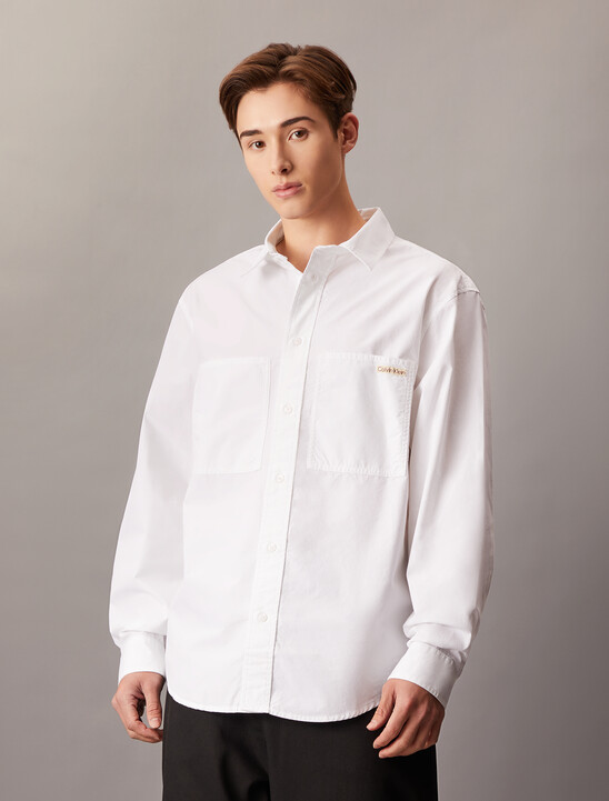 Relaxed Cotton Poplin Shirt