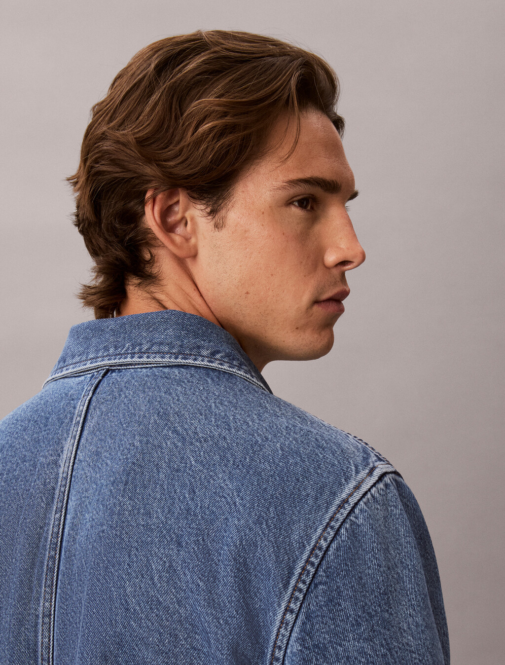 Lightweight Eco Cool Denim Shirt Jacket, BLUE EAGLE 88, hi-res