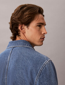Lightweight Eco Cool Denim Shirt Jacket, BLUE EAGLE 88, hi-res