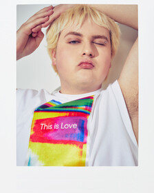 Pride Unisex Printed Tank Top, BRIGHT WHITE, hi-res