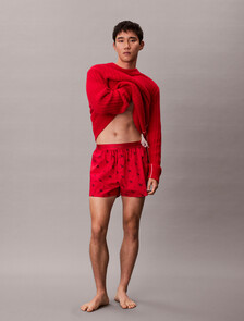 Lunar New Year Slim Boxer, Untamed Horses_Rouge, hi-res
