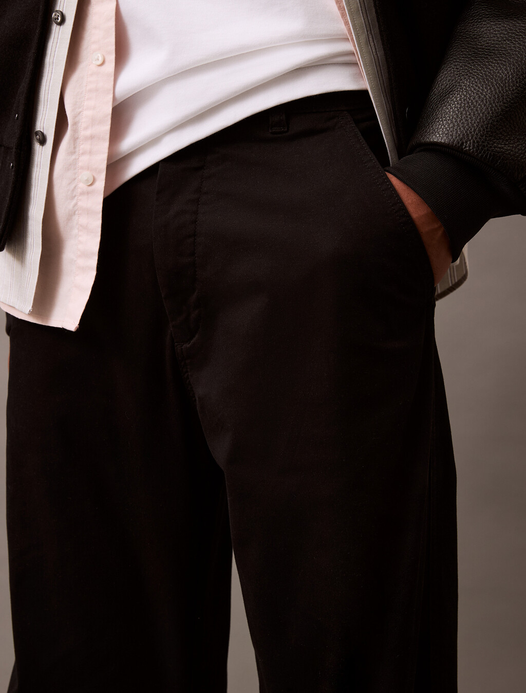 90s Straight Twill Chinos, Black, hi-res