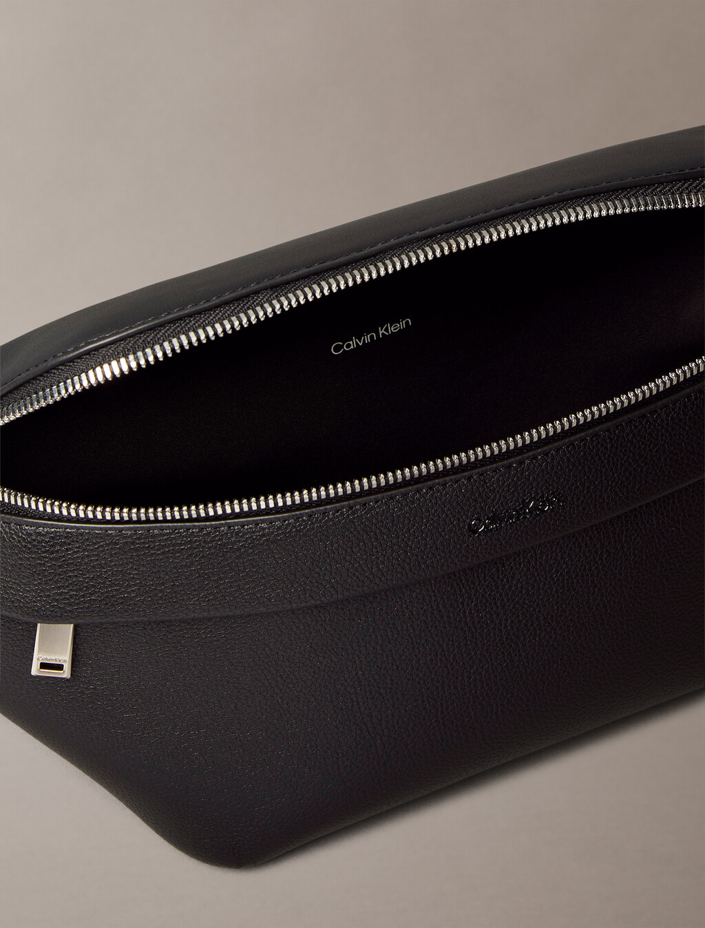 Micro Pebble Waist Bag, Black, hi-res