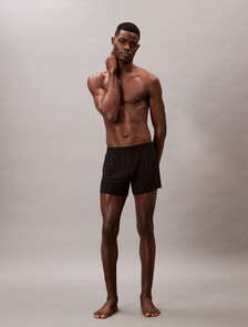 Ultra Soft Modal Slim Boxer, Black, hi-res