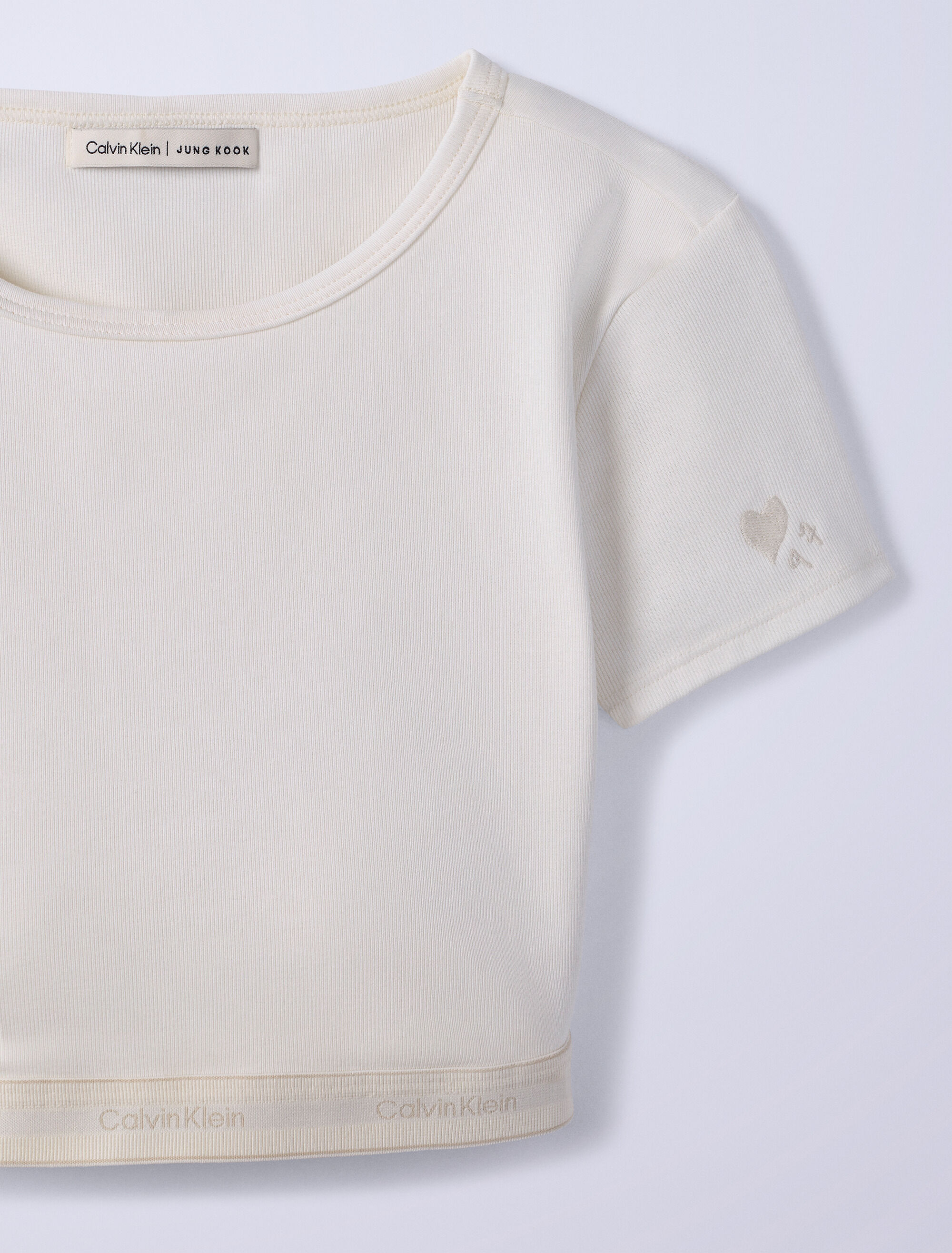 Jung Kook for Calvin Klein Heritage Cotton Lightly Lined T-Shirt