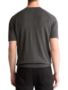 Tech Knit Crewneck Sweater T-Shirt, Gunmetal Htr, hi-res