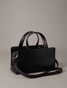 CK Attaché Small Satchel, Black Beauty, hi-res