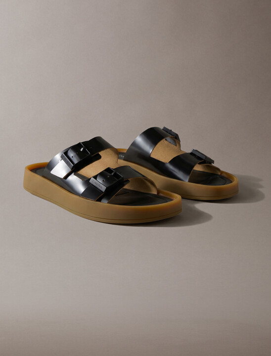 CK Milo - Leather Buckle Sandals