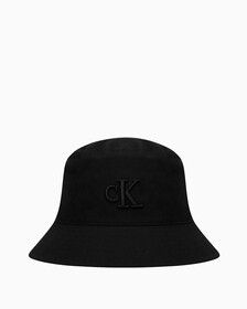 Organic Cotton Bucket Hat, BLACK, hi-res