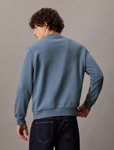 Archive Logo Fleece Crewneck Sweatshirt, Blue Horizon, hi-res