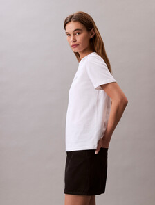 Institutional Logo Tee, Brilliant White, hi-res