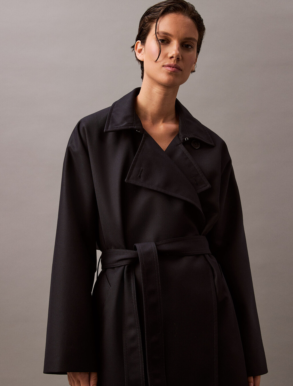 Wool Twill Trench Coat, Vulcan var.566, hi-res