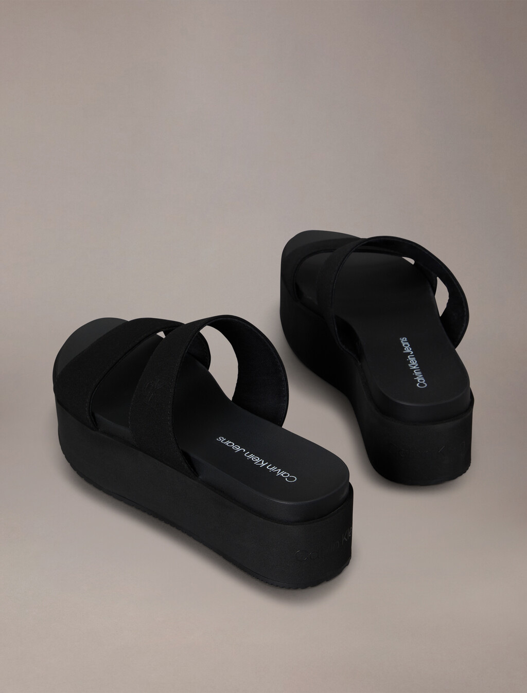 Flatform Sandal, Triple Black, hi-res