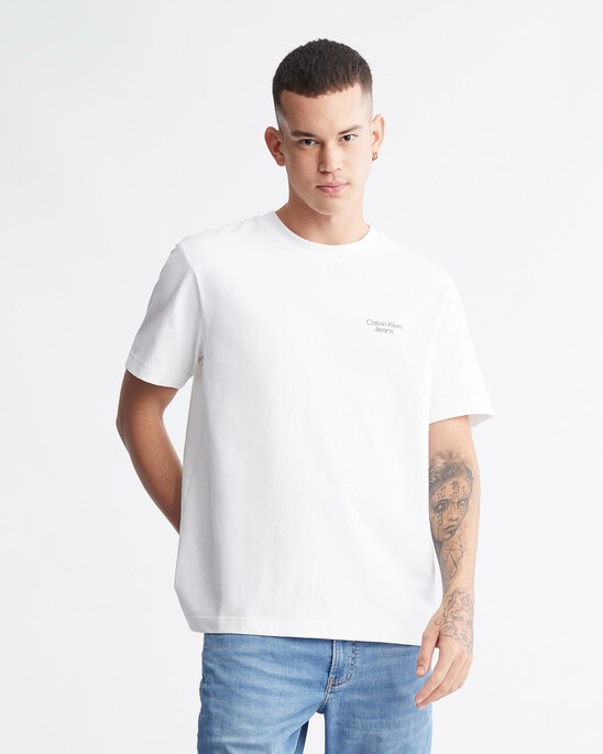Varsity Curved Logo Tee