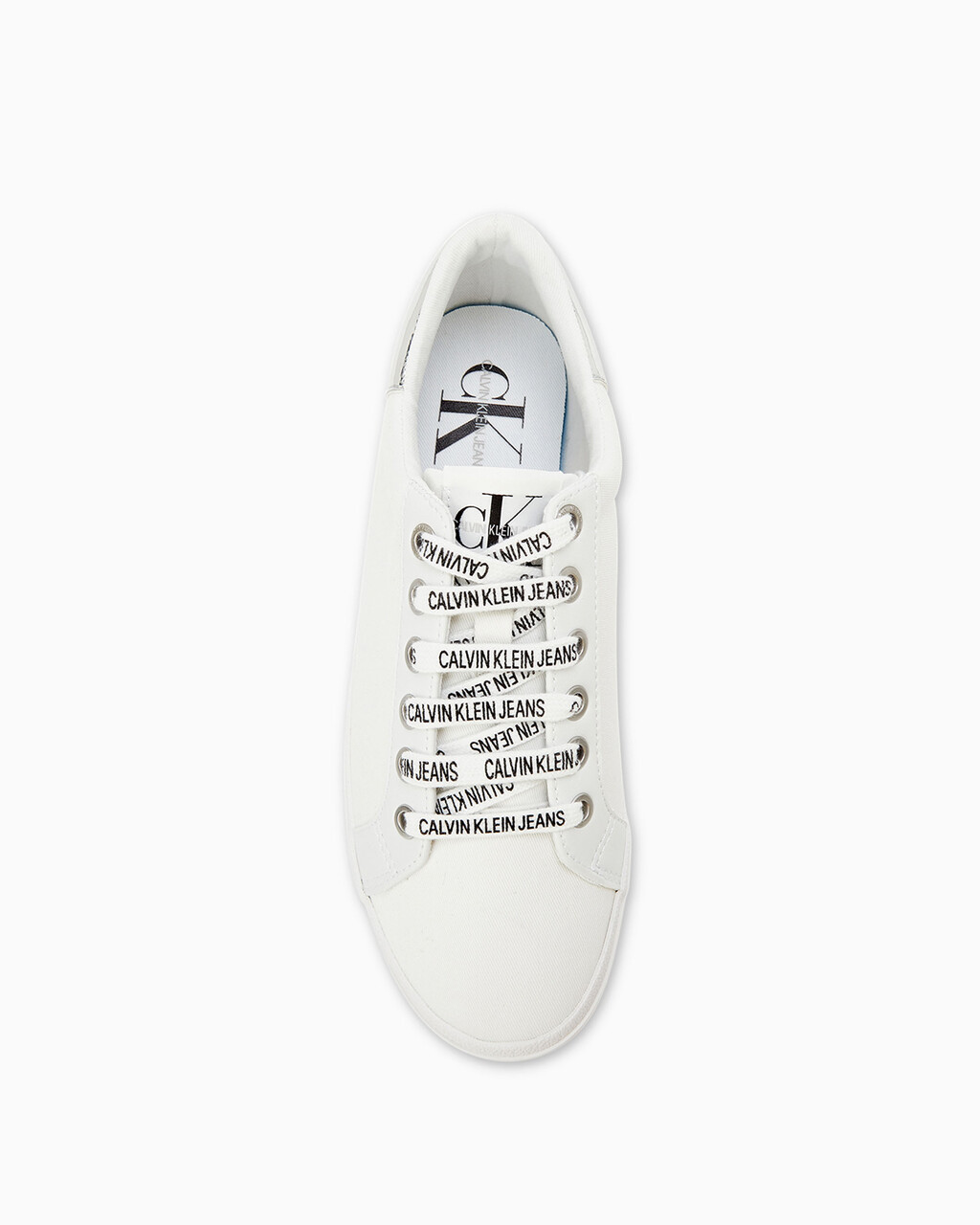 LOGO LACE UP SNEAKERS, Bright White, hi-res