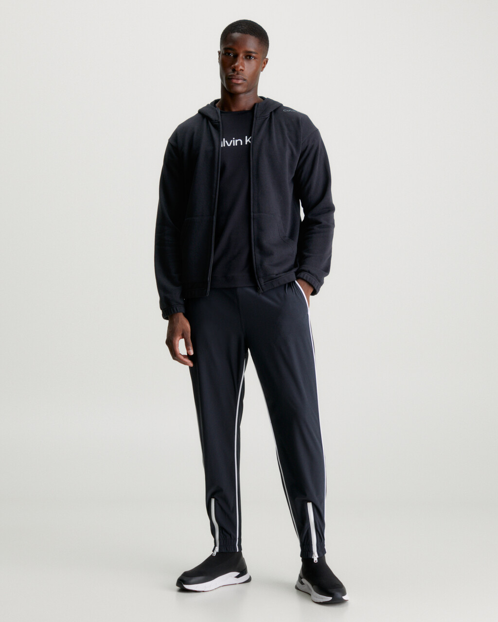 Cotton Terry Hoodie, BLACK BEAUTY, hi-res