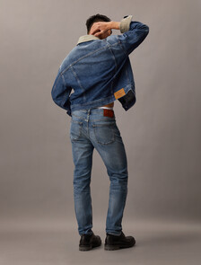 Slim Taper Jeans, MED SHOWER, hi-res