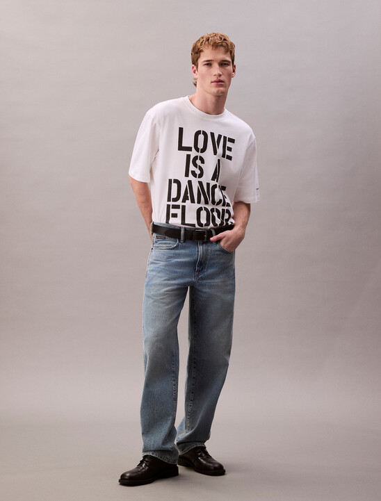 Pride Love Is A Dance Floor Graphic Relaxed T-Shirt