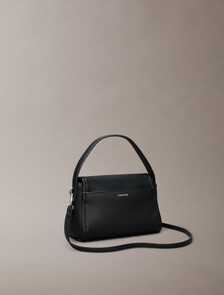 Pebble Grain Shoulder Bag, Black, hi-res