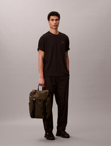 Canvas Backpack, DEEP OLIVE, hi-res