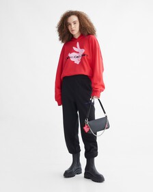 Year Of The Rabbit Hoodie, FLAME SCARLET, hi-res