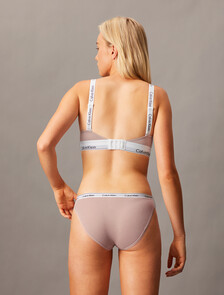 Icon Cotton Lightly Lined Bralette, Subdued, hi-res