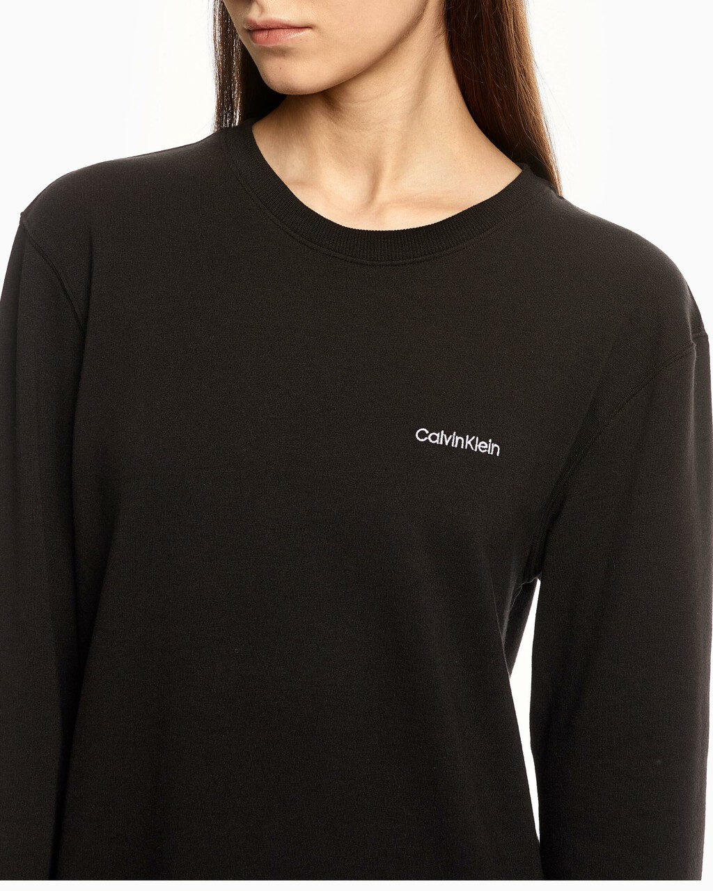 MODERN COTTON LOUNGESWEATSHIRT, Black, hi-res