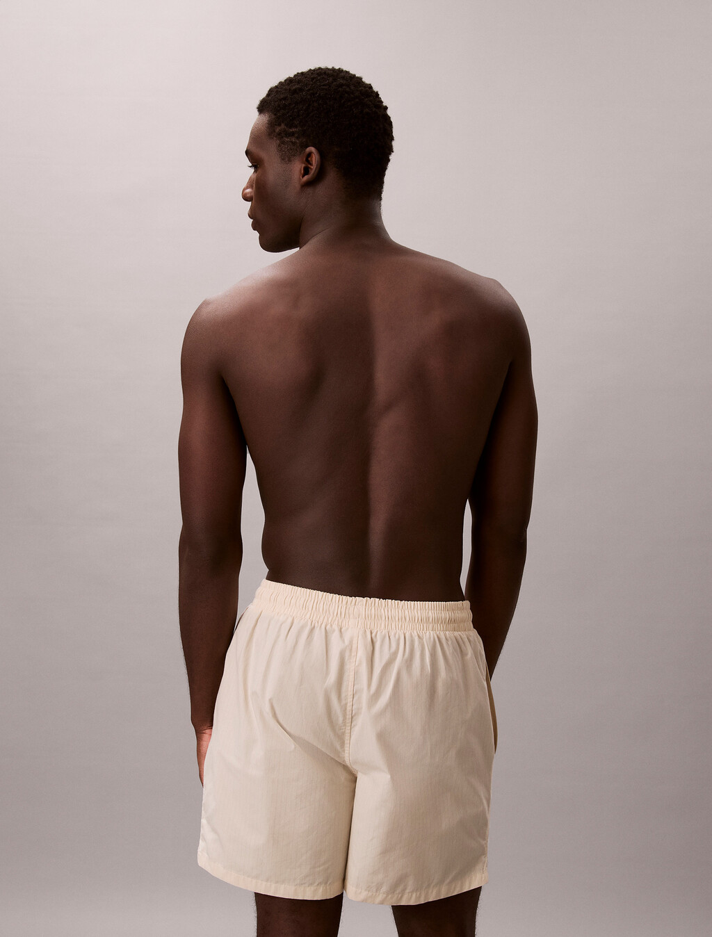 Cotton Crest Logo Pyjama Shorts, SLIM STRIPE CHALK, hi-res