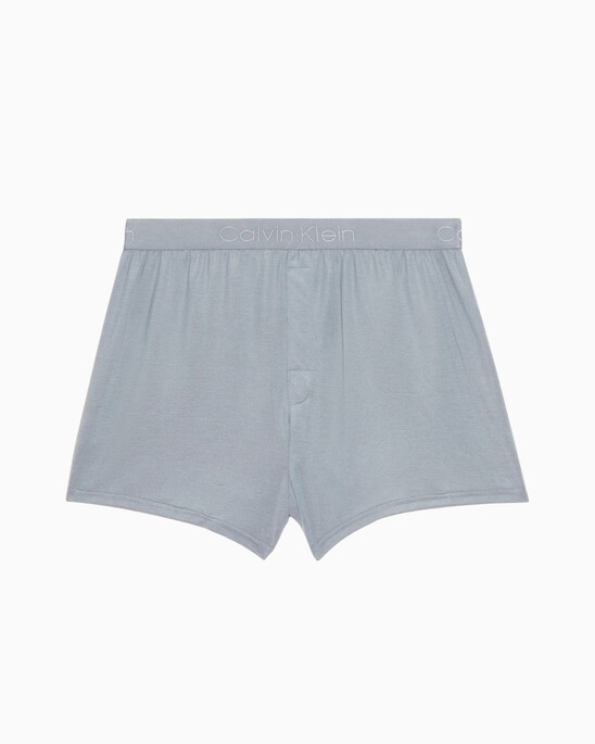 CK BLACK PIQUE SLIM BOXERS