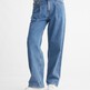 Mid Blue Pleated