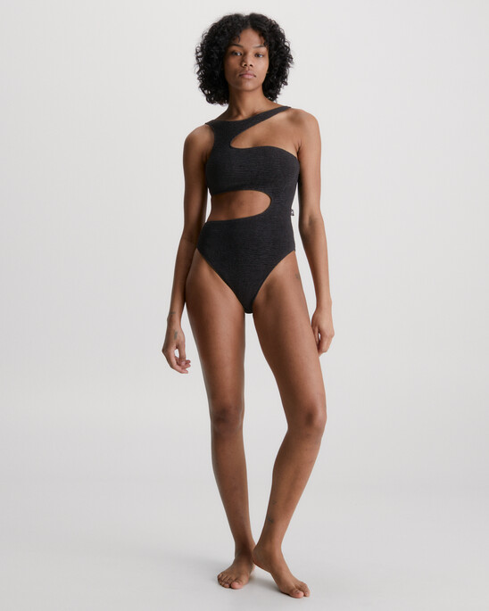 CK Texture Cut Out Swimsuit