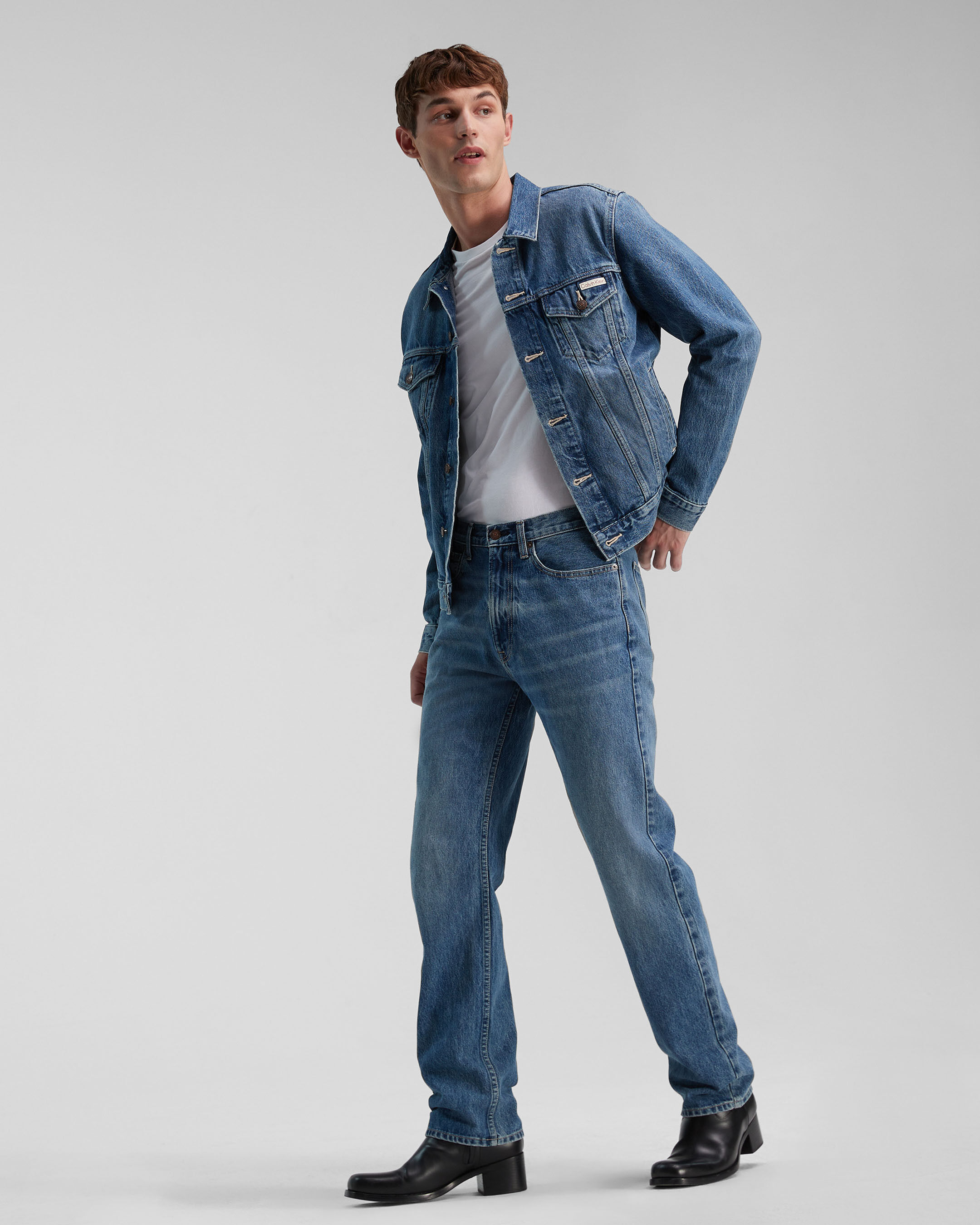 Calvin klein classic trucker on sale