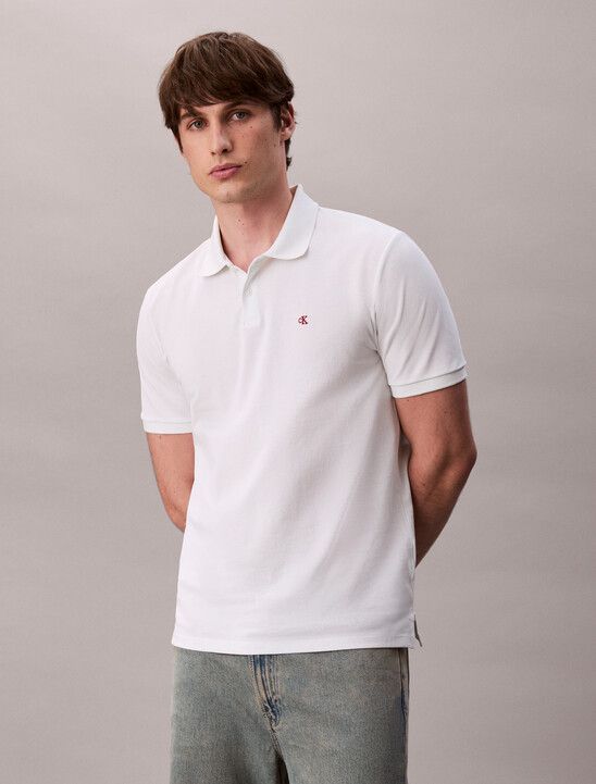 Monogram Cotton Pique Polo