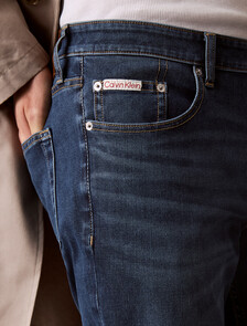 Dark Denim Body Taper Jeans, DENIM DARK, hi-res