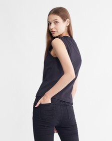Archive Logo Tank Top, Black Beauty, hi-res