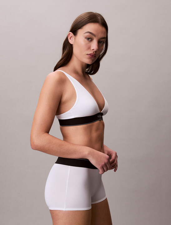 Triangle Bralette - Graphic Monogram Microfibre Stretch