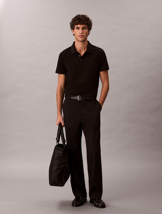Stretch Cotton Slim Polo