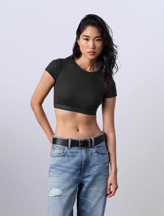 Jung Kook for Calvin Klein Heritage Cotton Lightly Lined T-Shirt Bralette