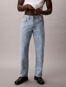 90's Straight Jeans, CK BLUE PAVEMENT AOP, hi-res