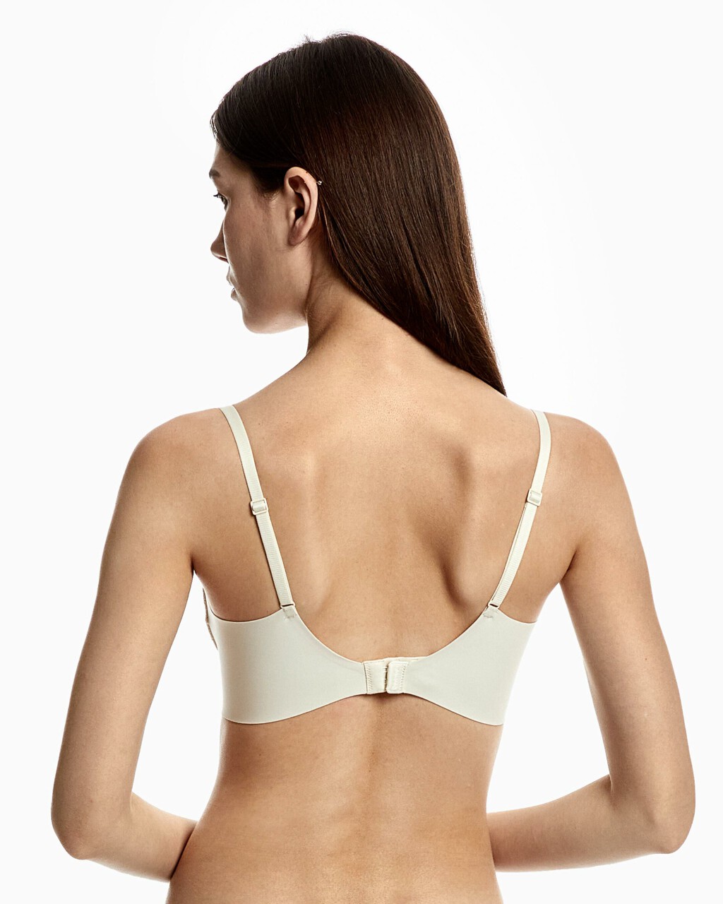 INVISIBLES LACE PUSH UP PLUNGE BRA, Desert Sand Dune, hi-res