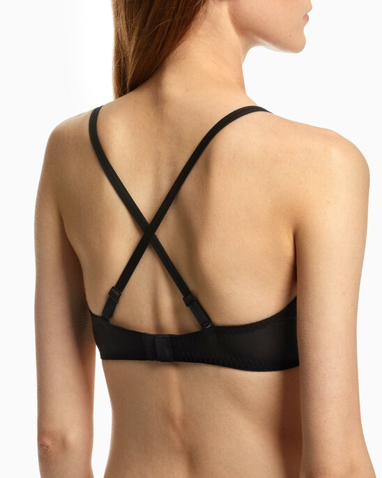 SHEER MARQUISETTE LIGHT LINED DEMI BRA