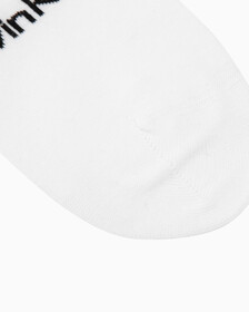 MEN'S LOGO LOW CUT SOCKS, BLACK WHITE, hi-res