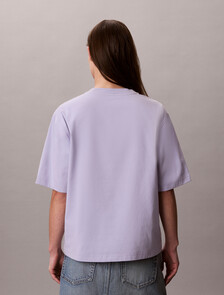 Cooling Cotton Jersey Relaxed Tee, Cosmic Sky, hi-res